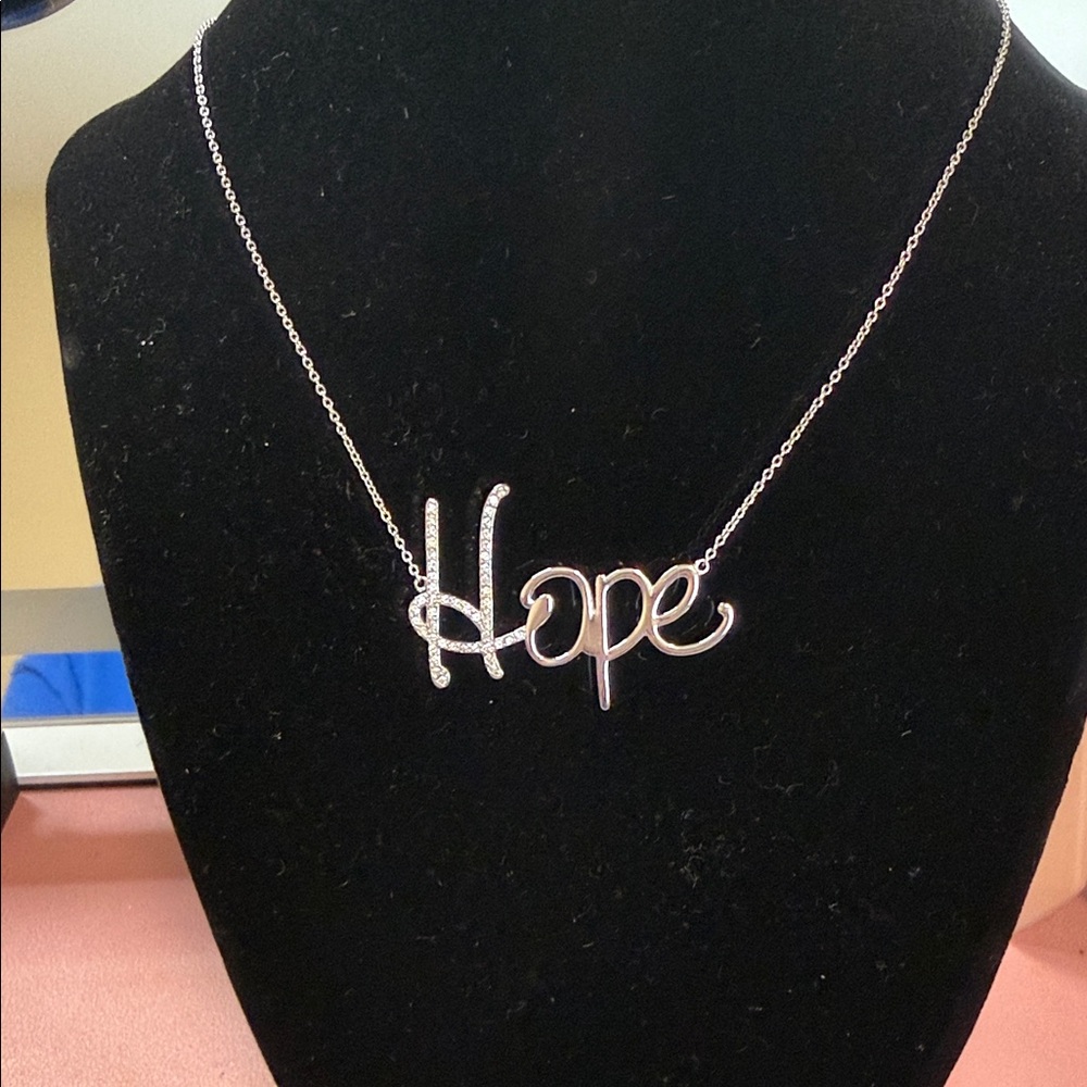 Silver 'Hope' Necklace